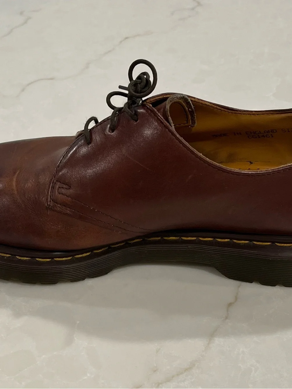 VTG Dr. Martens 1461 Made In England Brown Oxfords UK 10 US 11